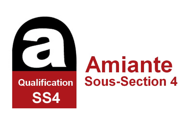 Logo certificat Amiante Sous Section 4